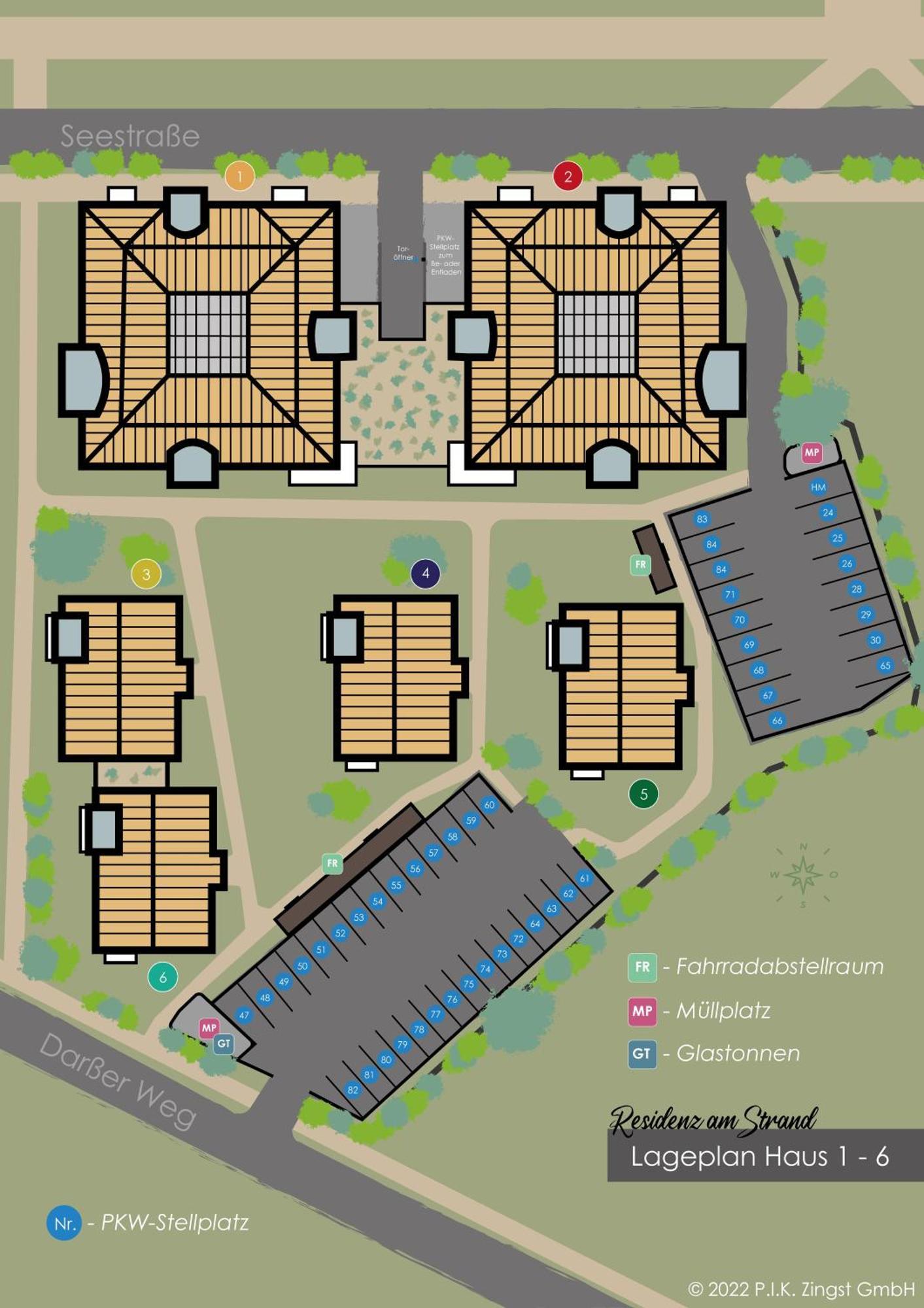 Residenz Am Strand Bernsteinglueck - Wohnung 1-09 Цингст Экстерьер фото